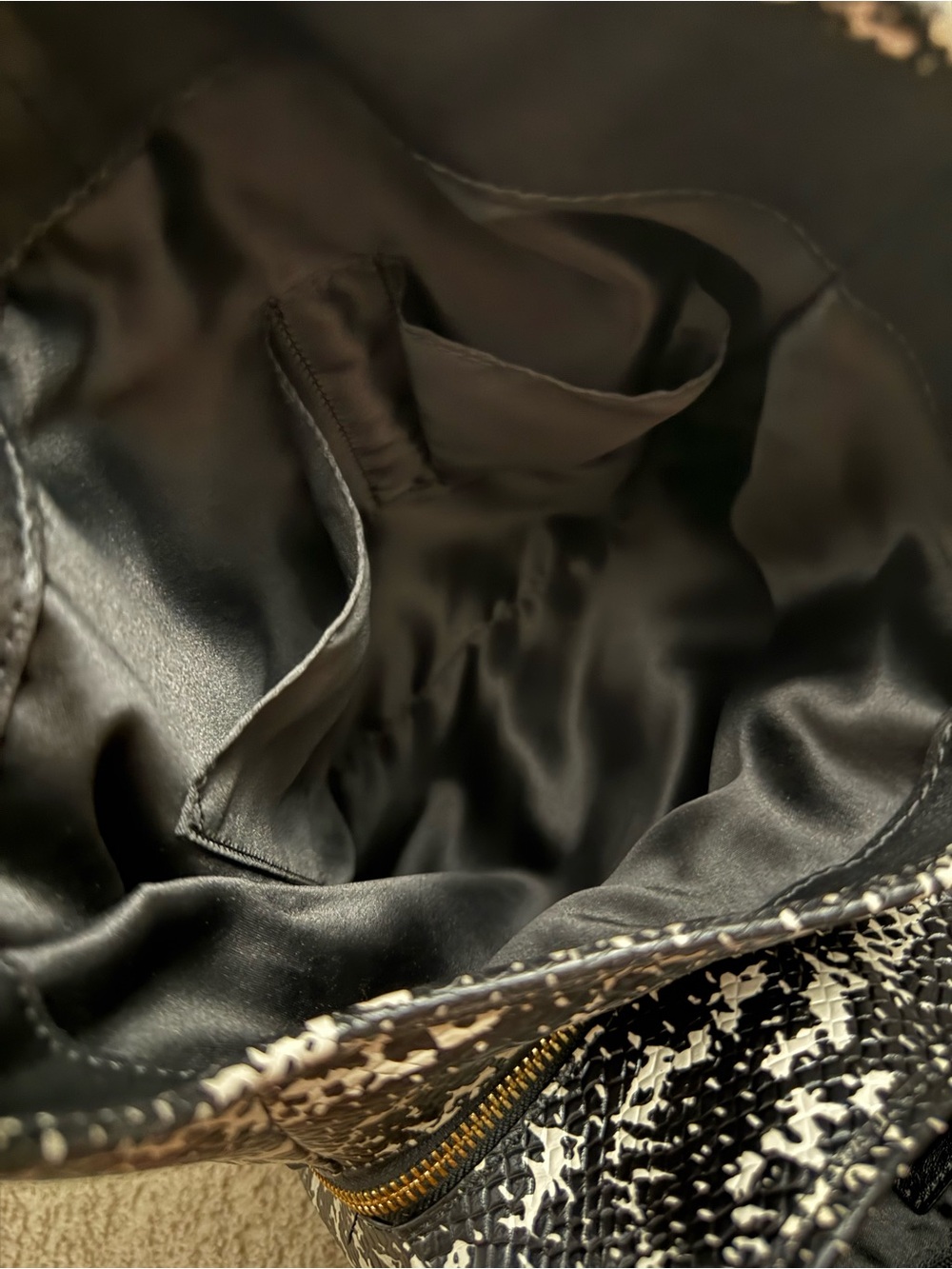 Coach Madison Python Embossed Shoulder Bag - Picture 4 of 8